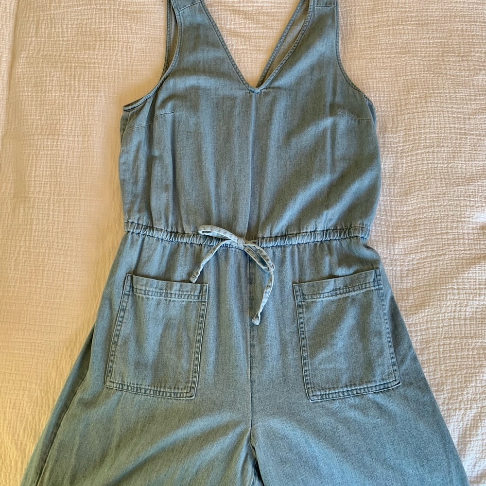 Comfortable Denim Jumpsuit